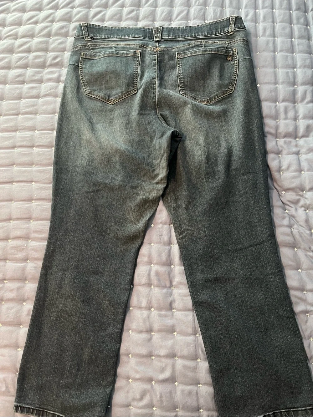 Democracy Women's Dark Wash Ab Solutions Flare Jeans